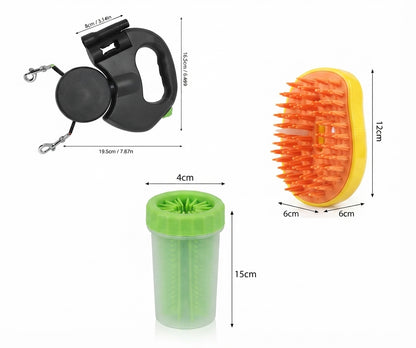 Kit Completo de Paseo y Cuidado para Mascotas